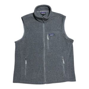 141 PATAGONIA Men's Synchilla Fleece Vest - Grey, Large